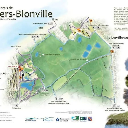 Vue - A Pieds Lägenhet Blonville-sur-Mer